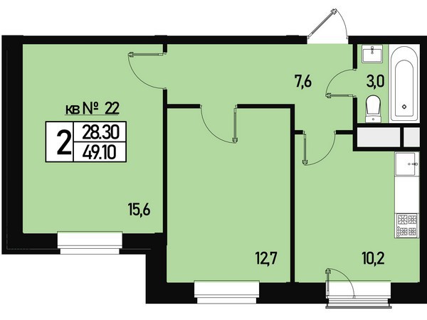 Квартира №22