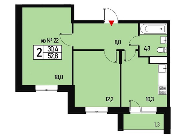 Квартира №22