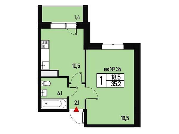 Квартира №34