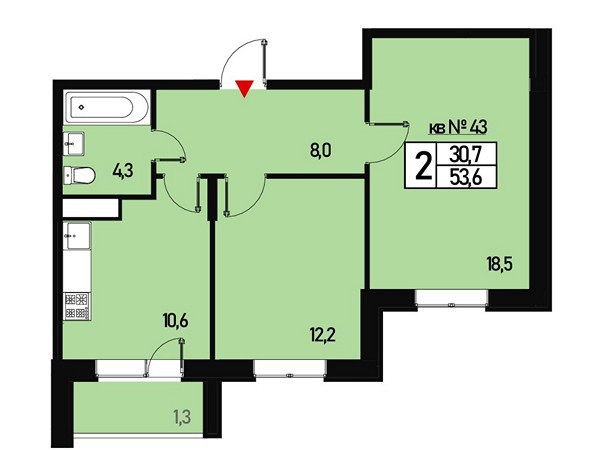 Квартира №43