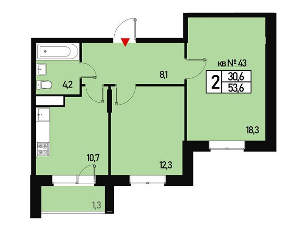 Квартира №43