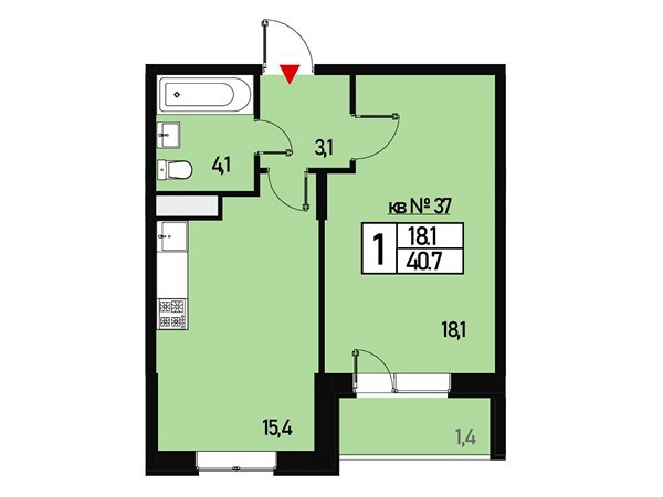 Квартира №37